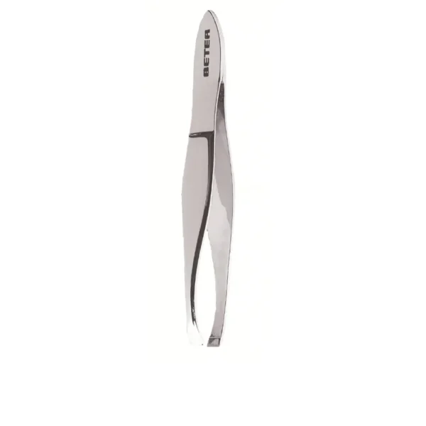 BETER Straight Chrome Tip Tweezers - 1 Unit
