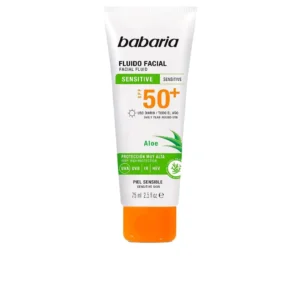Babaria Aloe Vera Facial Fluid SPF 50+ For Sensitive Skin 75ml