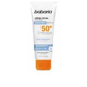 Babaria Solar Hyaluronic Acid Facial Cream SPF 50+ 75ml
