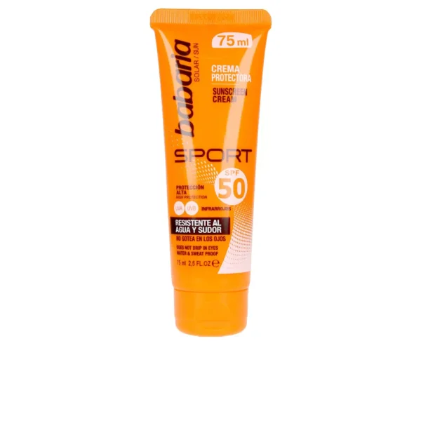 Babaria Solar Sport Waterproof Sun Cream SPF50 75ML