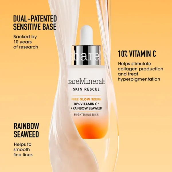 Bare Minerals Skin Rescue Pure Glow Serum 30ML - Image 4