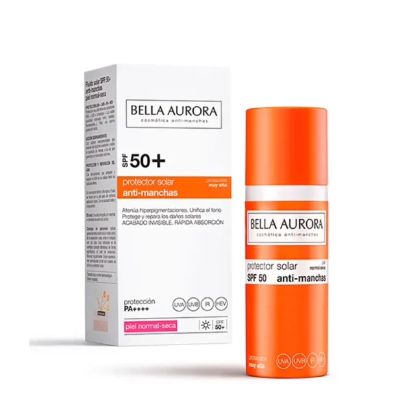 Bella Aurora Solar Anti-Stain Dry Skin SPF 50+ 50ml - Image 2