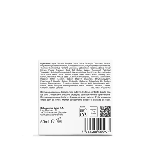 Bella Aurora Splendor 40 Multi-Perfection Cream SPF20 50ML - Image 3
