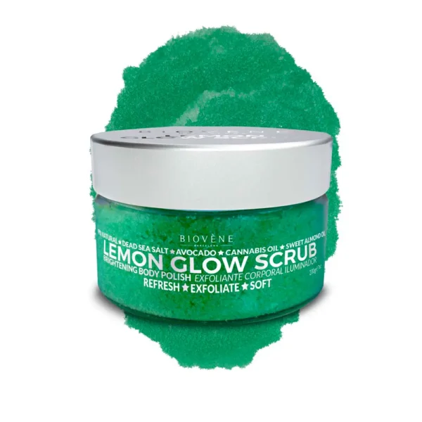 Biovène Lemon Glow Scrub Brightening Body Polish 200g - Image 2