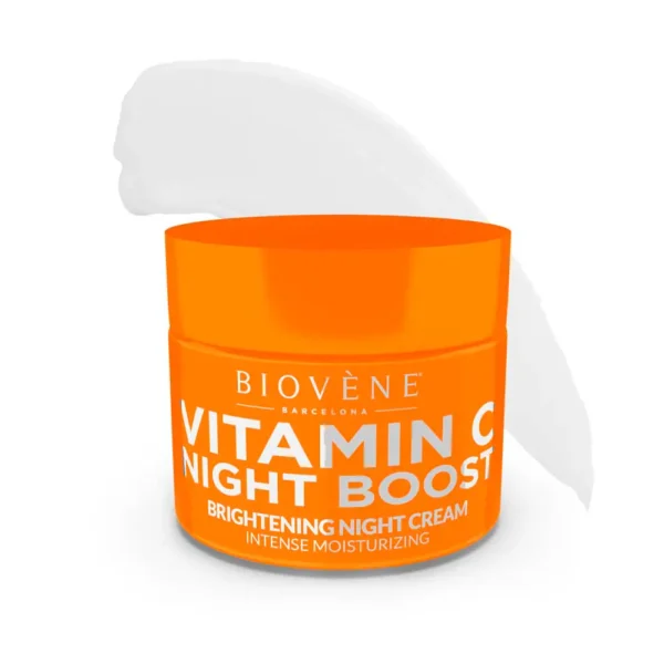 Biovène Vitamin C Night Boost Cream 50ml - Brightening & Moisturizing - Image 4
