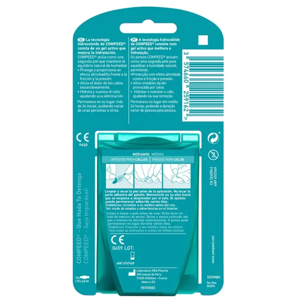 COMPEED Medium 10 Dressings for Foot Care - Image 2