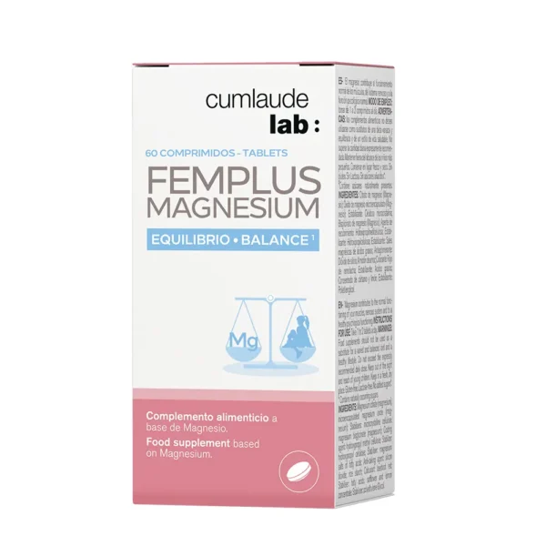 CUMLAUDE LAB FEMPLUS Magnesium Tablets 60 Units - Image 2