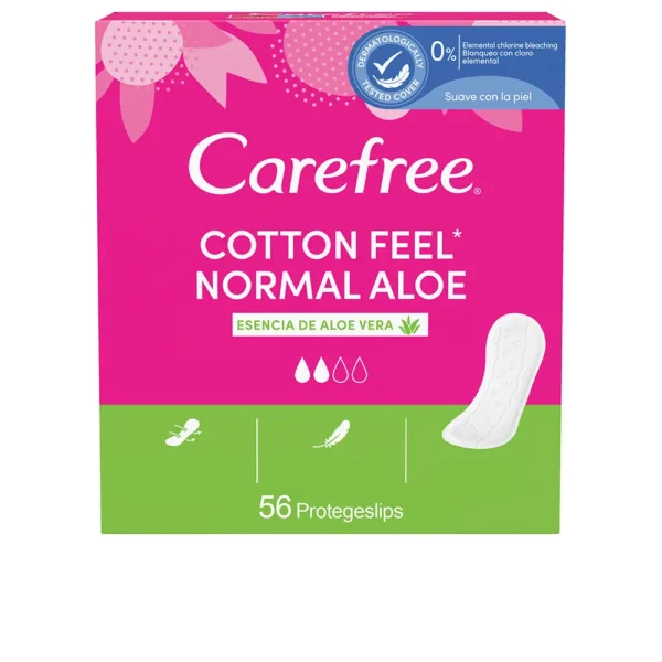 Carefree Cotton Protective Aloe 56 Units