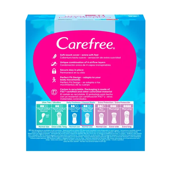 Carefree Flexiform Protective Cotton Unscented 56 Units - Image 2