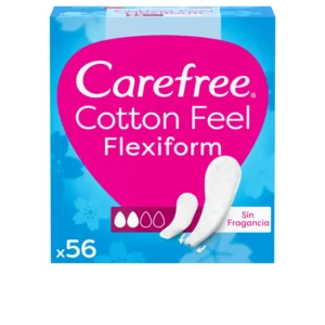 Carefree Flexiform Protective Cotton Unscented 56 Units