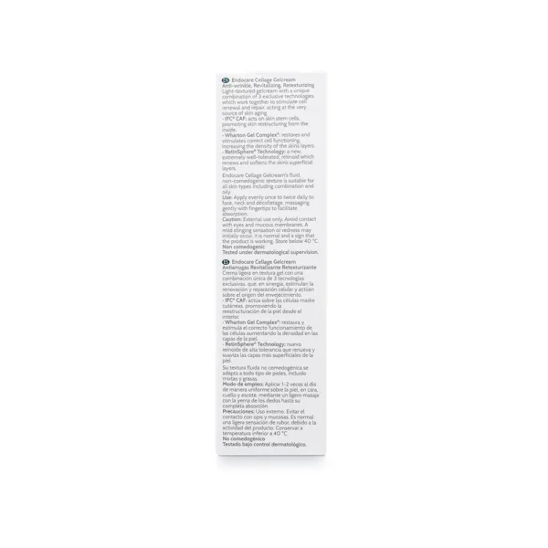 Cellage Gel-Cream 50ml - Hyaluronic Acid & Peptides - Image 4