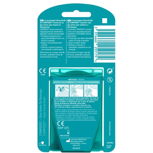 Compeed Hardness Medium 6 Dressings for Foot Care - Image 2