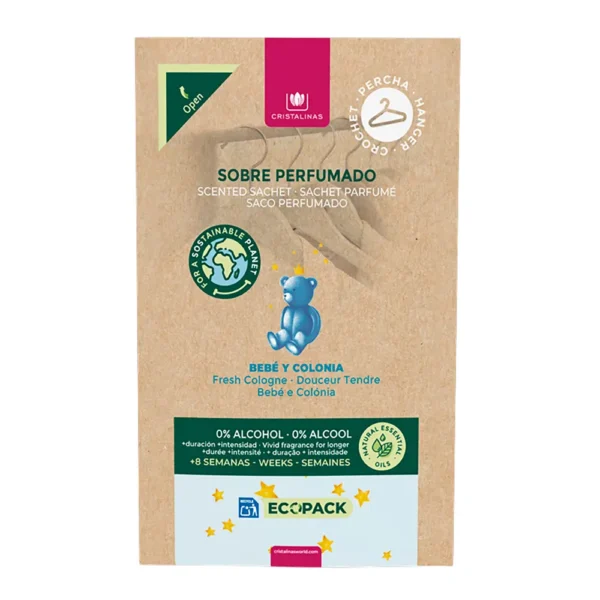 Cristalinas Baby Cologne Air Freshener Ecopack 1 Unit - Image 2