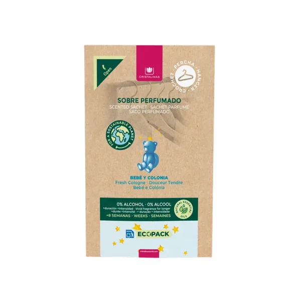 Cristalinas Baby Cologne Air Freshener Ecopack 1 Unit - Image 3