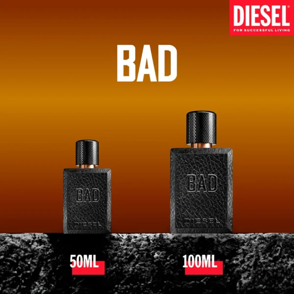 DIESEL BAD Eau De Toilette Spray 50ML - Image 3