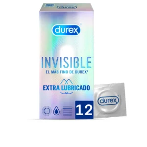DUREX Invisible Extra Lubricated Condoms 12 Units