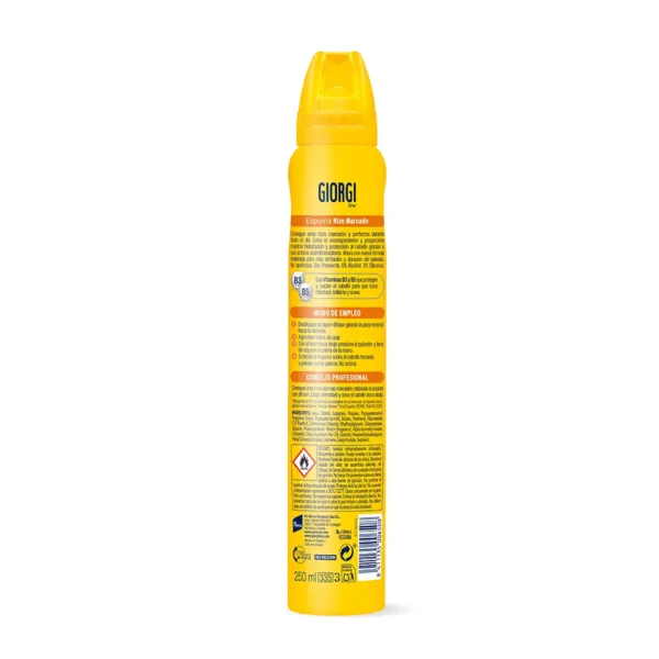 Detailed Curls Curly Method No. 4 Hairspray 250ML - Image 2