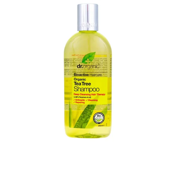 Dr. Organic Tea Tree Shampoo 265ML - Natural Ingredients