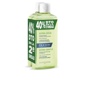 Ducray Balancing Shampoo Duo 2 x 400ML for Delicate Hair
