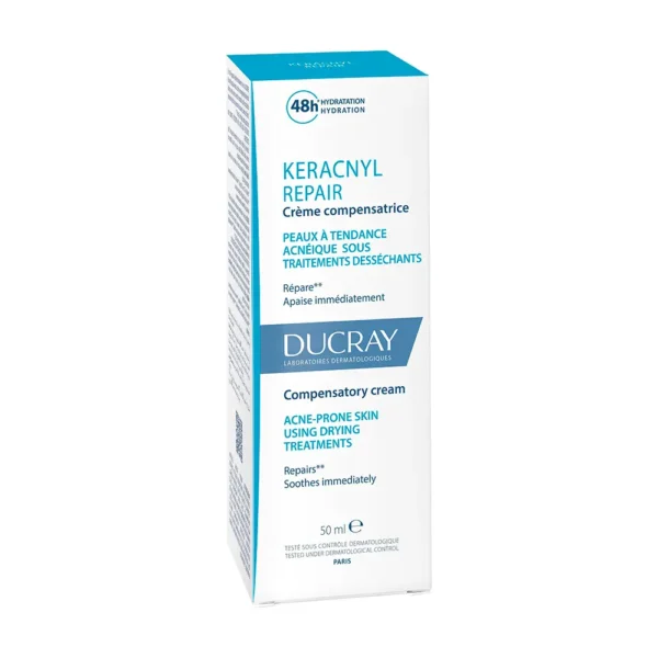 Ducray KERACNYL Repair Anti-Dry Cream 50ML for Acne - Image 2
