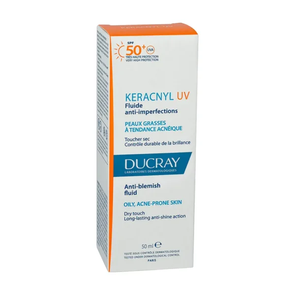 Ducray Keracnyl UV Anti-Blemish Fluid SPF50+ 50ml - Image 3