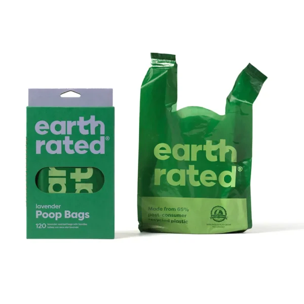 Earth Rated Lavender Pet Waste Bags 120 Count - Image 2