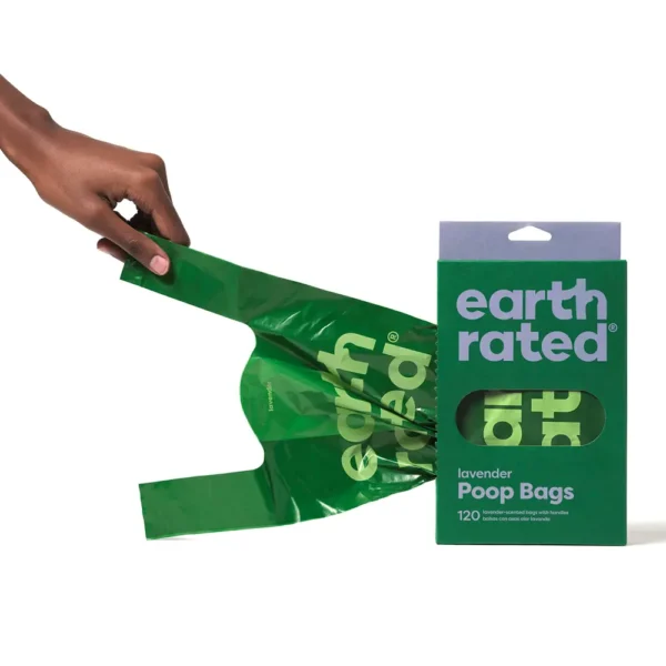 Earth Rated Lavender Pet Waste Bags 120 Count - Image 3