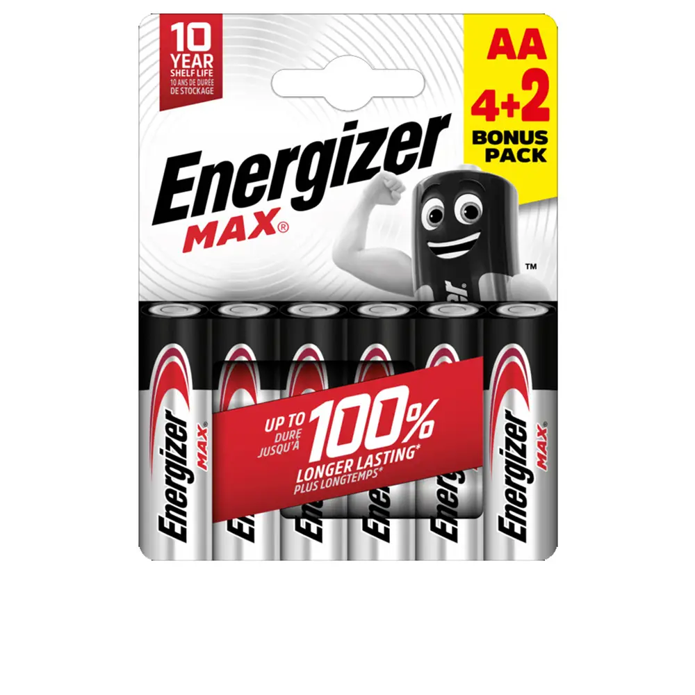 Energizer Max Power AA Batteries Pack of 6