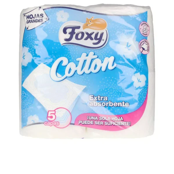 Foxy 5-Ply Toilet Paper - 4 Rolls