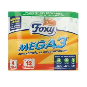 Mega3 Toilet Paper 4 Rolls