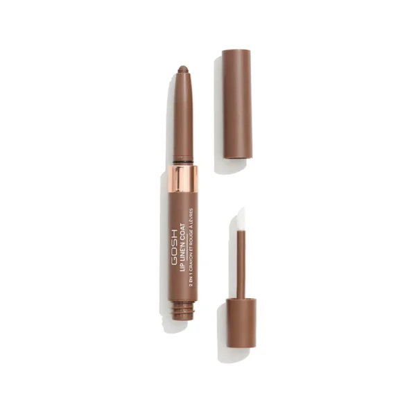 GOSH Lip Line'N Coat 2 in 1 Lipstick #005 Brown Sugar 2ml - Image 2