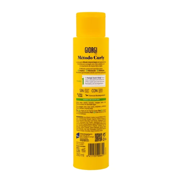 Giorgi Method Curly Shampoo 350ML - Sulphate & Silicone Free - Image 2