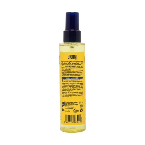 Giorgi Perfect Fix Styling Water 150ML - 24 Hour Hold - Image 2