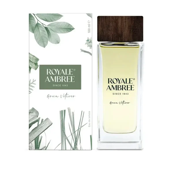 Green Vetiver Eau de Cologne 100ML - Royale Ambree - Image 2