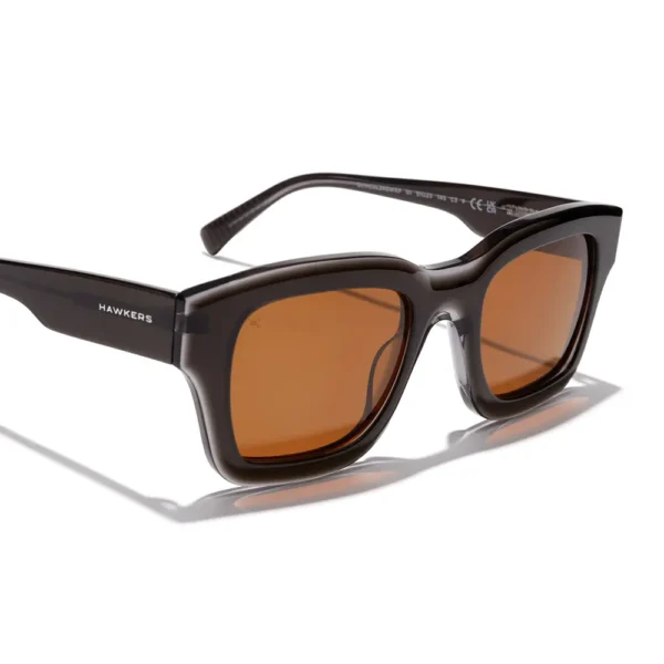 HAWKERS Culture Polarized Sunglasses Dark Gray Brown - Image 2