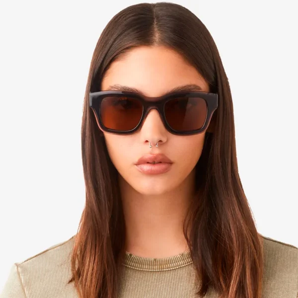 HAWKERS Culture Polarized Sunglasses Dark Gray Brown - Image 4