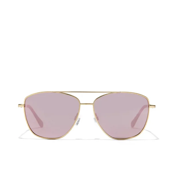 HAWKERS Vintage Polarized Round Sunglasses in Rose Gold