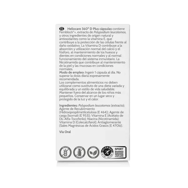 HELIOCARE 360° D Plus Oral Capsules 30 Units - Image 4