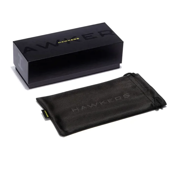 Hawkers Black Acid Sunglasses - Yellow & Black - Image 4
