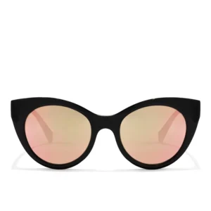 Hawkers Vintage Black Rose Gold Cat Eye Sunglasses
