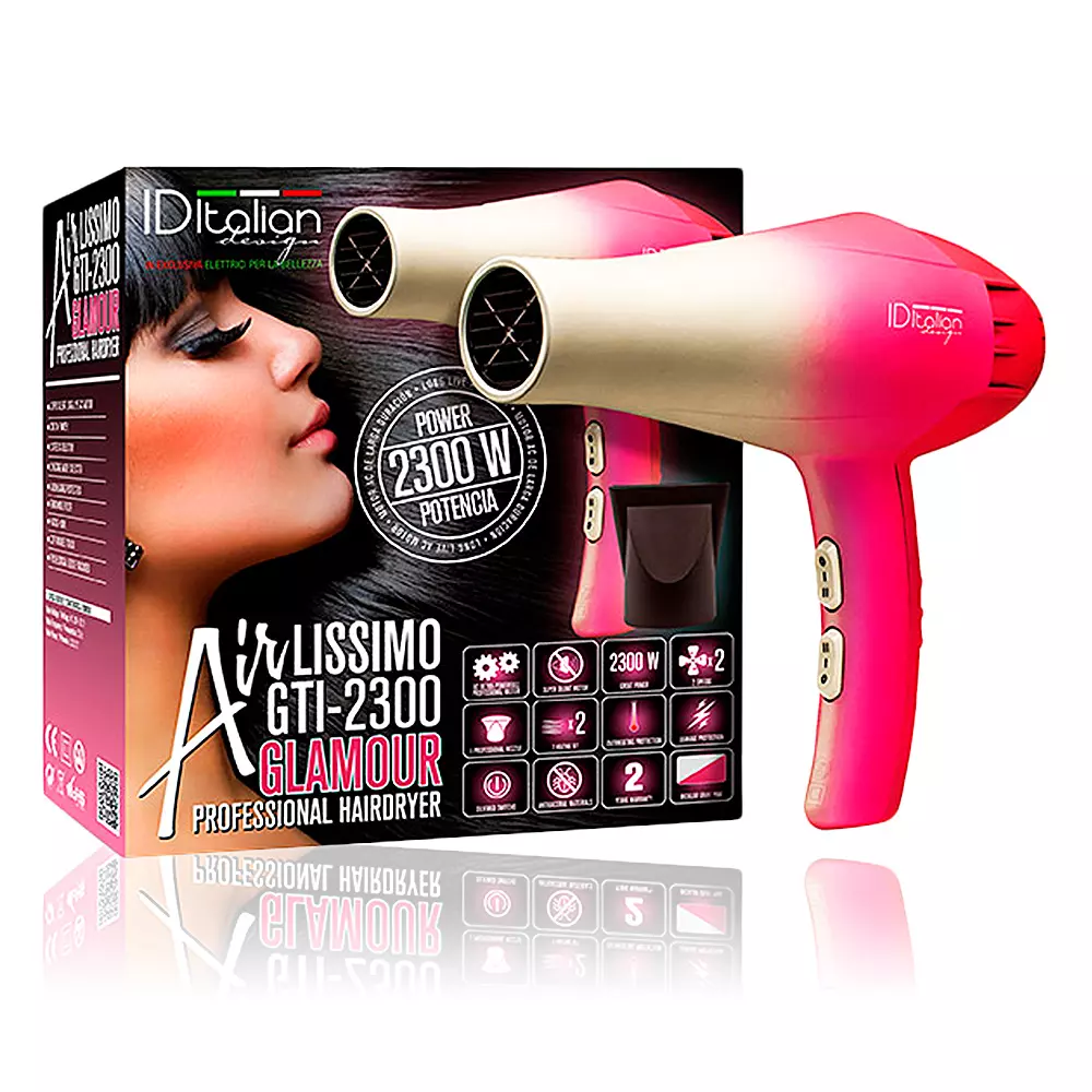 ID ITALIAN AIRLISSIMO GTI 2300 Professional Hair Dryer