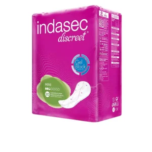 INDASEC Discreet Mini Incontinence Pads 20 Units