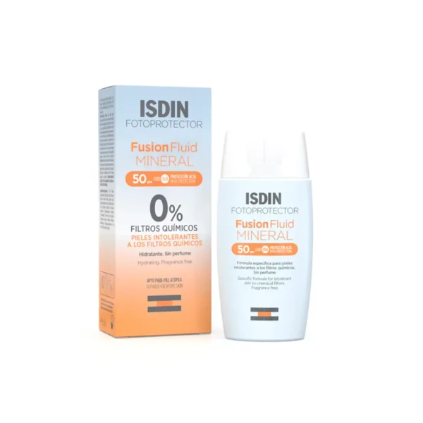 ISDIN Fusion Fluid Mineral Photoprotector SPF50+ 50ml - Image 2