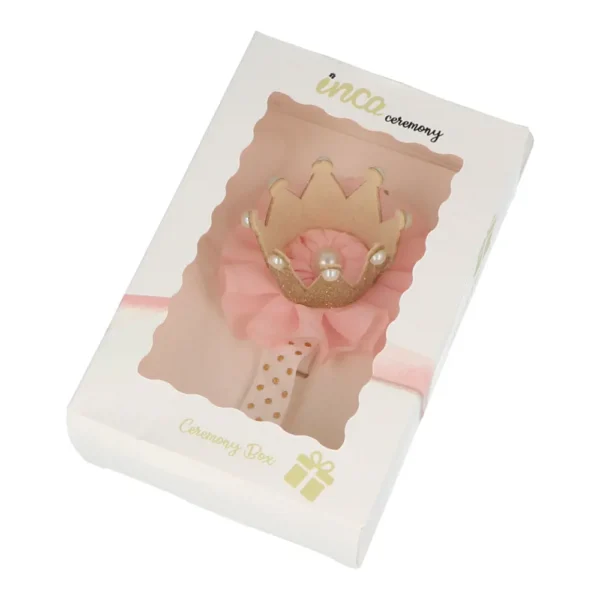 Inca Fabric Flower Crown Ribbon for Kids - Image 2