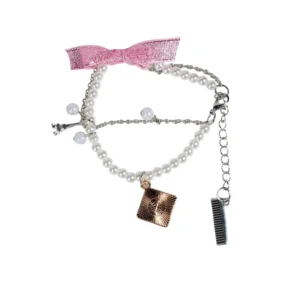 Inca Pearl Bracelet With Hanging Charms - 1 Piece