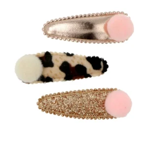 Inca Pompom Clips - Set of 3 for Kids