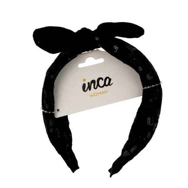 Inca Sequin Headband with Bow - 1 Unit - Image 2