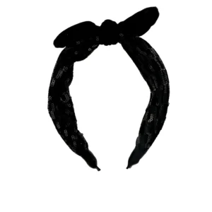 Inca Sequin Headband with Bow - 1 Unit