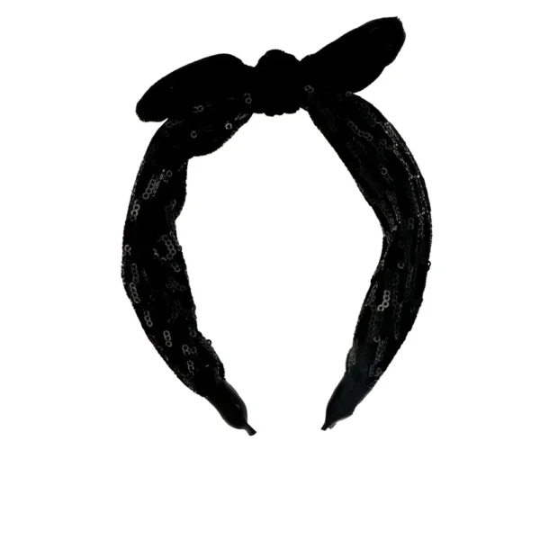 Inca Sequin Headband with Bow - 1 Unit