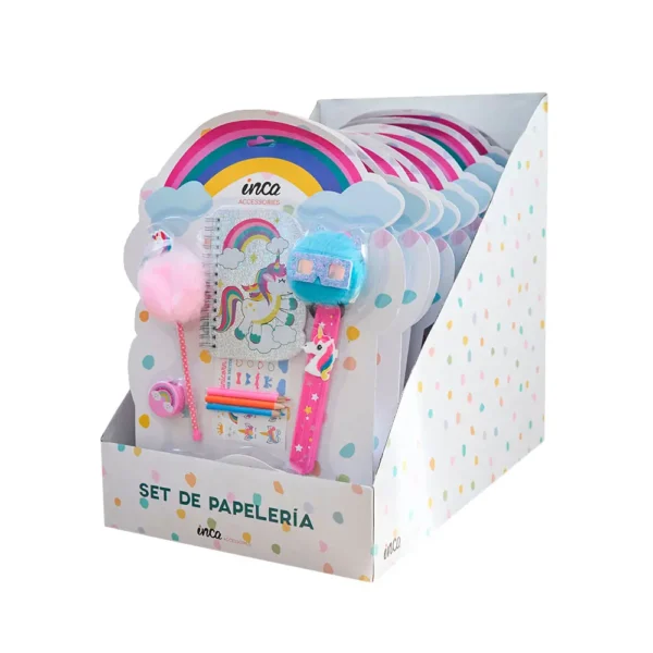 Inca Unicorn Stationery Lot - 8 Pieces - Image 4